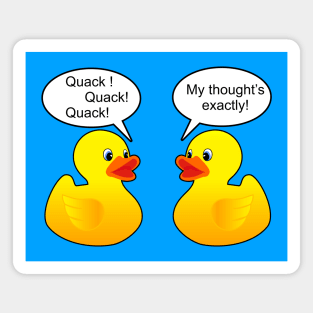 Rubber Ducks talking Magnet